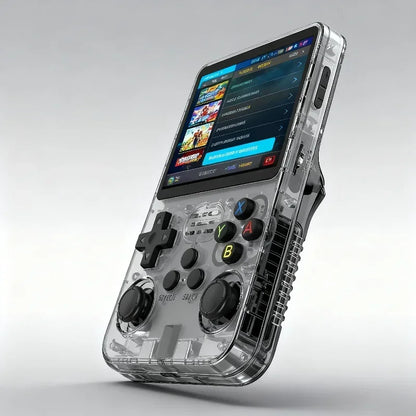 Console rétro portable R36S 64GB/128GB Linux écran IPS 3,5 pouces console de jeux à main